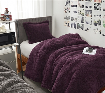 Unfluffin Believable - Coma Inducer Twin XL Comforter - Burgundy