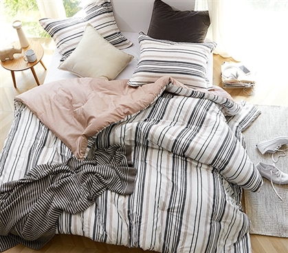 Unique Extra Long Twin Bedding Set Smyth West Designer Comforter Made with Comfy Cotton