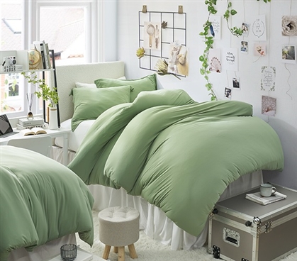 Look At This Thicky - Coma Inducer Twin XL Comforter - Extra Thicky - Pine Moss