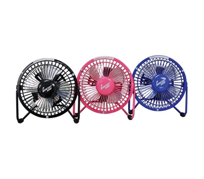4" High Velocity Fan (Available in 6 colors) College Dorm Appliances