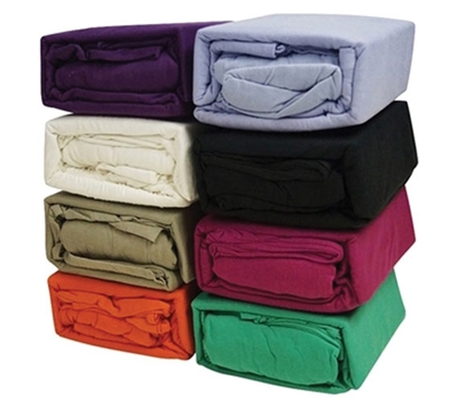 Match To Your Dorm Comforter - Jersey Knit Twin XL College Bedding Sheets (Available in 8 Colors)