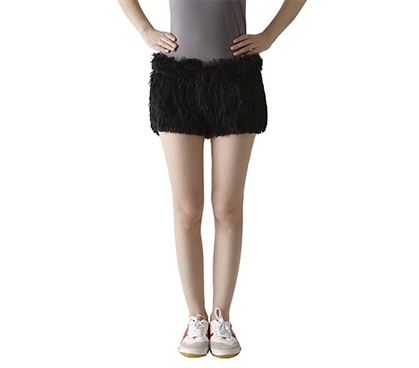 Must Have College Supplies Black Bear Booty Unleashed Furry Shorts Perfect for Sporting Events