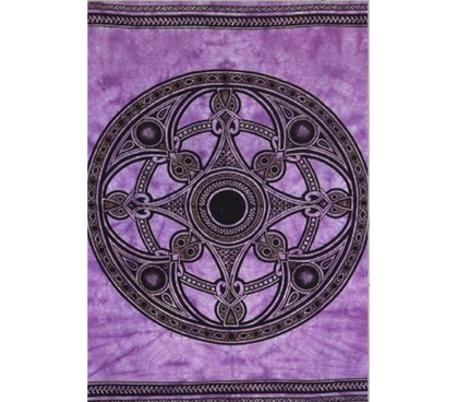 Sky Emblem Purple Celtic Tapestry