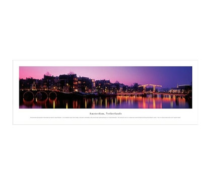 Amsterdam, Netherlands - Twilight Panorama