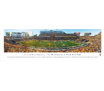 Arizona State University - Sun Devil Stadium Panorama Dorm Room Wall Decor