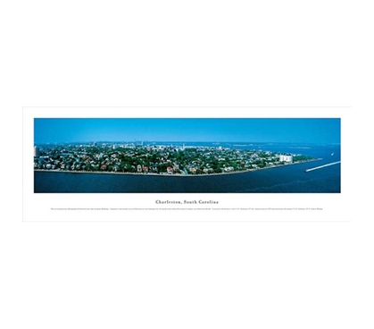 Charleston, South Carolina - Panorama Dorm Wall Art College Wall Decor