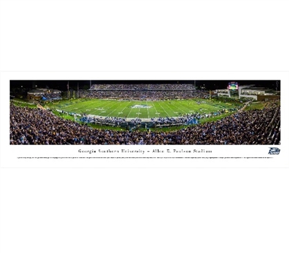 Georgia Southern University - Allen E. Paulson Stadium Panorama Dorm Necessities Dorm Room Decor