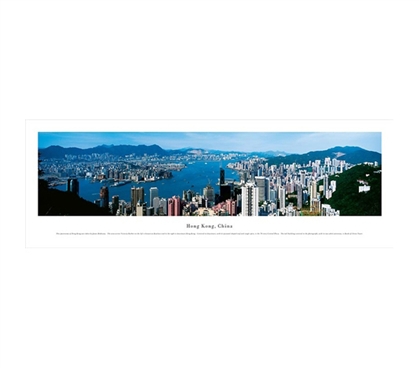 Hong Kong, China - Skyline Panorama