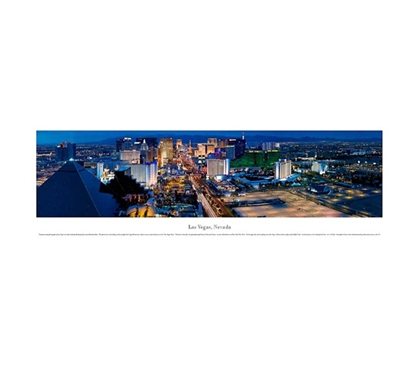Las Vegas, Nevada - Twilight Panorama