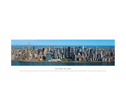 New York City, New York - Deep Blue Panorama