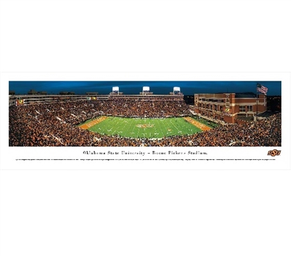 Dorm Wall Art Oklahoma State University - Boone Pickens Stadium Panorama Dorm Essentials