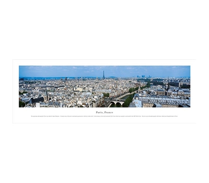 Paris, France - Skyline Panorama