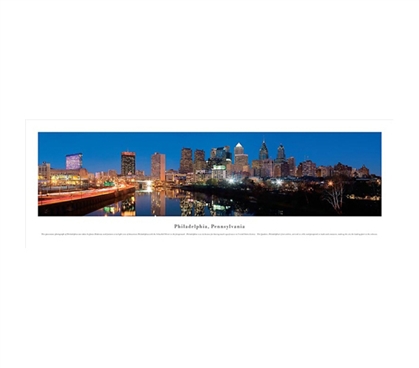 Philadelphia, Pennsylvania - Lights Panorama