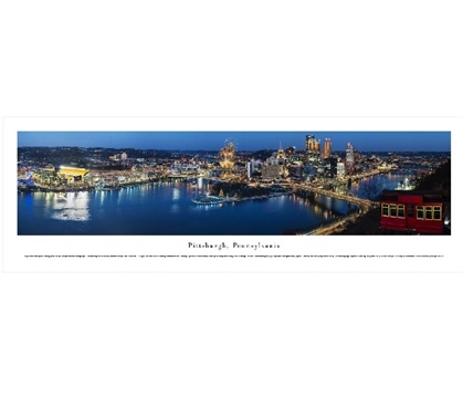 Best Dorm Stuff - Pittsburgh, Pennsylvania Panorama - Shop For College