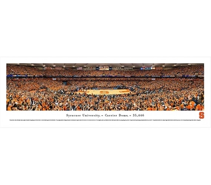 Sports Posters - Syracuse University - Carrier Dome Panorama - Decor For Dorms