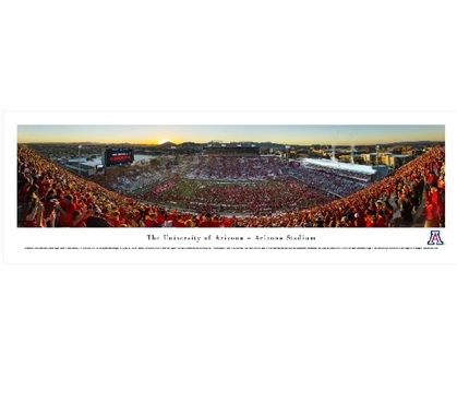 Dorm Wall Art The University of Arizona - Arizona Stadium Panorama Dorm Room Decor