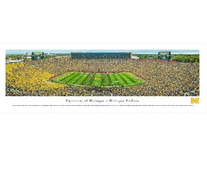 Michigan Wolverines Big House - Michigan Stadium Panorama