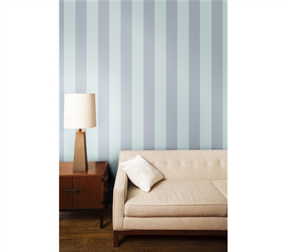 Decorate Your Dorm - Cotton Stripe Designer Removable Wallpaper - Great Products For College