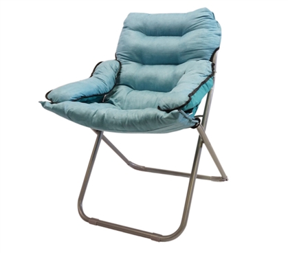 Comfy College Supply - College Club Dorm Chair - Plush & Extra Tall - Calm Aqua - Cool Dorm Seating