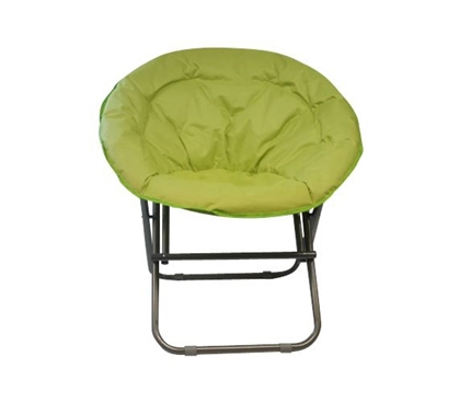 Cool Dorm Seating - Comfort Padded Moon Chair - Lime - College Accessories