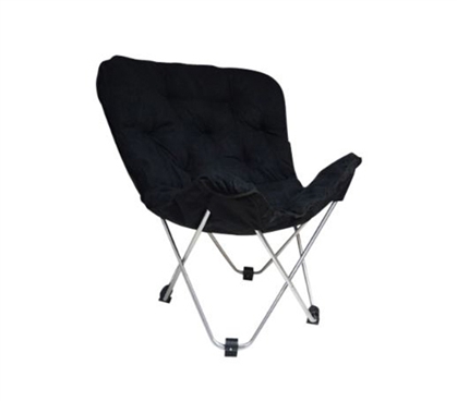 Dorm Lounge Chairs - Oversized Butterfly Chair - Black - Additional Seating