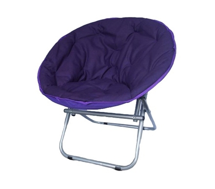 Comfort Padded Moon Chair - Downtown Purple - Adds To Dorm Room Decor