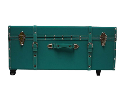 Useful Storage Item - The Sorority College Dorm Trunk - Teal - Best Dorm Stuff For Girls