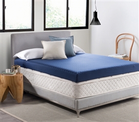 Mattress Topper Twin Extra Long 6" Memory Foam Bedding Topper Make Dorm Bed More Comfortable