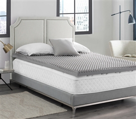 Full Size Dorm Bed Pad 3 Inch Mattress Topper Memory Foam College Bedding Essential