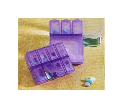 Stay Healthy In School - Dorm Pill Cases (Set of 2) - Keep Pills Organized