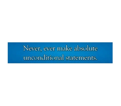 Funny Tin Sign - Unconditional Statements - Humorous Tin Sign - Add Some Fun To Your College Supplies
