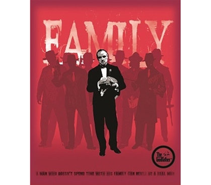 Be A Part Of The Godfather Family - Tin Sign College Decor