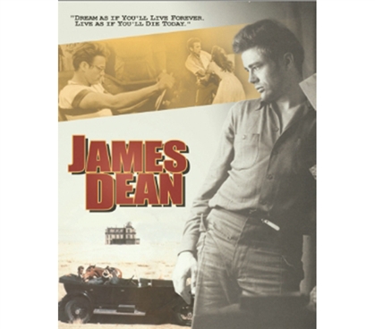 Iconic James Dean The Dream - Movie Decor & College Tin Sign