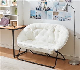 College Sofa - The 2East Double Seater - White Ivory