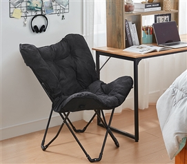 The 2East Butterfly Chair - Plush Black