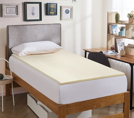 Must-Have Dorm Room Bedding Essentials: 1 Inch Thick Memory Foam College Mattress  Pad