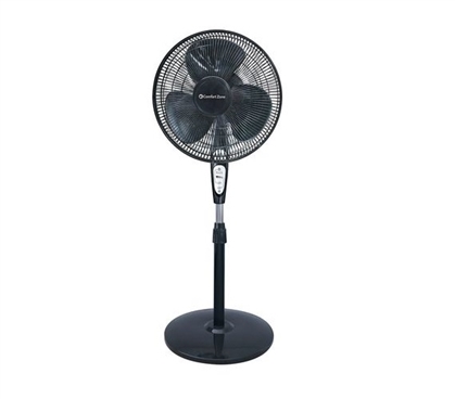 18" Pedestal Dorm Fan Oscillating with Remote High Quality Dorm Room Essential