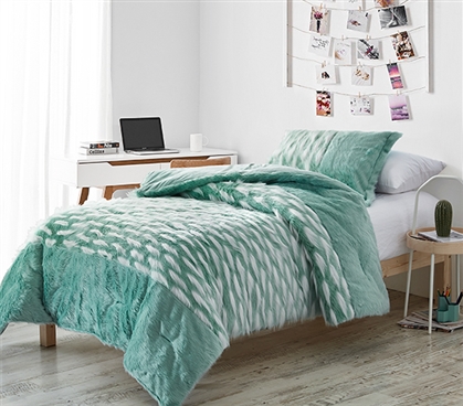 Colorful Dorm Decor Cute Sorority Bedding Essentials Girls Twin Extra Long Comforter Set