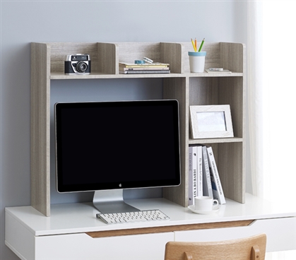 Space Saving Dorm Storage Desk Hutch Top Only Affordable College Furniture Ideas For Students