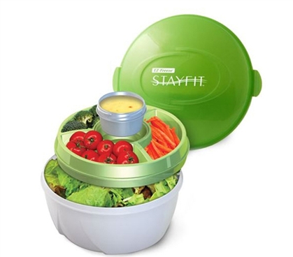A Dorm Room Essential for Healthy Living - Deluxe Salad Container Set