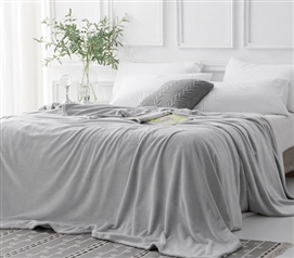 Coma Inducer Frosted - Twin XL Bedding Blanket - Granite Gray