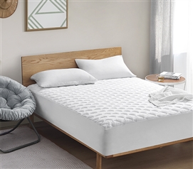 Twin Extra Long Bedding Mattress Topper Encasement Make Dorm Mattress More Comfortable