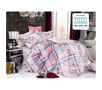 Chalet Stitch Twin XL Comforter Set - College Ave Designer Series - Classic Design Comforter