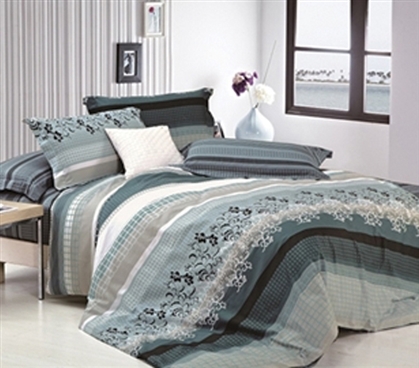 Color And Comfort - Belle Twin XL Comforter Set - College Ave Designer Series - Great Design