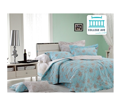 Quality Cotton - Sky Garland Twin XL Comforter Set - College Ave Designer Series - Great Design