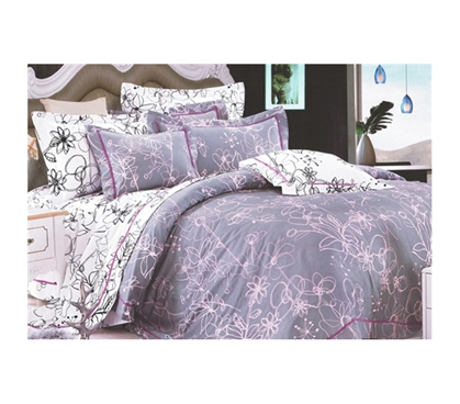 Bedding Essential - Musing Twin XL Comforter Set - College Ave Designer Series - Dorm Supplies