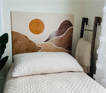 The Cardboard Headboard - Boho