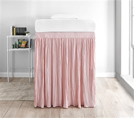 Bedskirt for Bunk Beds Lofted Twin Extra Long Beds College Supplies for Girls Dorm Bedding Ideas