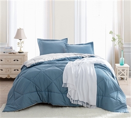 Reversible Comforter Full XL Dorm Bedding Essential Masculine Dorm Room Ideas For Guys Dorm