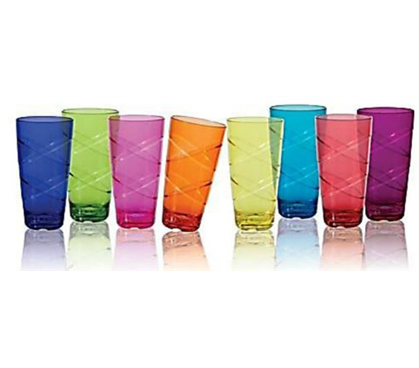 Cups Are a Dorm Necessity - Acrylic Tumblers - 8 Pack